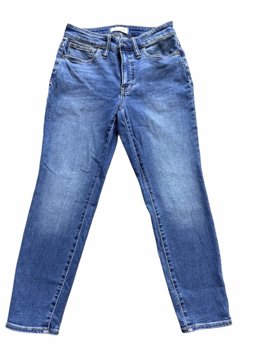 Madewell Curvy Roadtripper Skinny Jeans 27P 27 Petite Blue